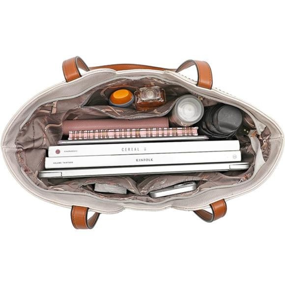 Tote Bag for Women Top Handle Satchel Purse Oversized Shoulder Handbag Hobo Bags - Picture 3 of 6